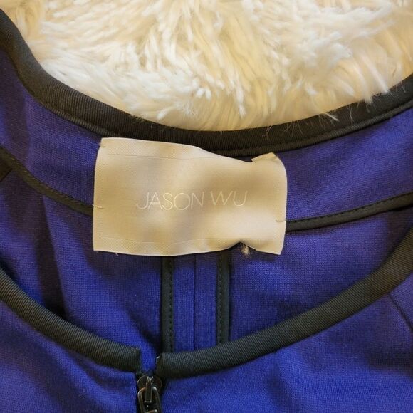 Jason wu full Zip Up Fit And Flare Dress Sz 4 - Picture 10 of 11